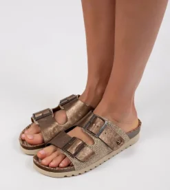 Hot Anekke Sandalias Bio De Mujer Bronce