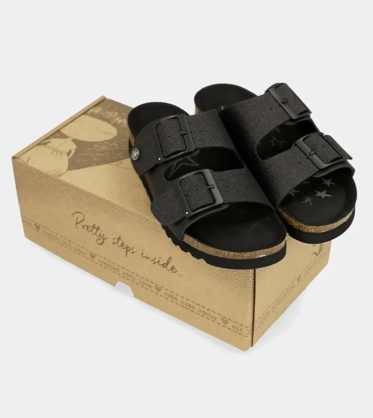Clearance Anekke Sandalias Bio De Mujer Negro