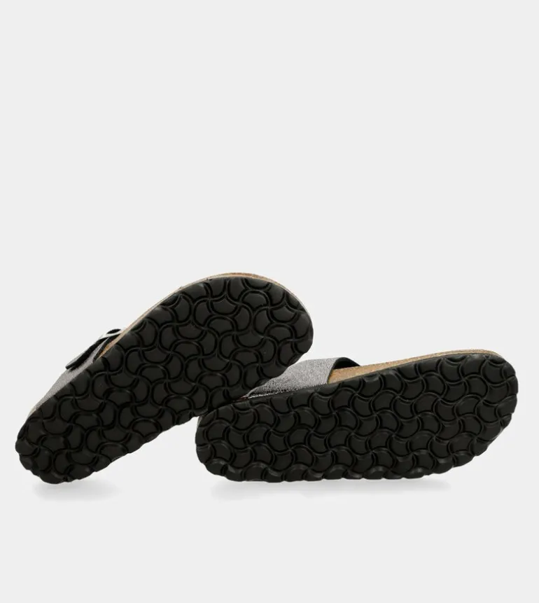 New Anekke Sandalias Bio De Mujer Plata