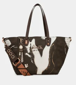 Hot Anekke Shopper Grande Marron Nature Shodo
