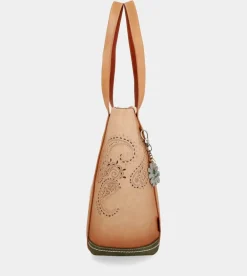 Discount Anekke Shopping Peace & Love Camel