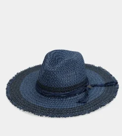 New Anekke Sombrero Rafia Bicolor