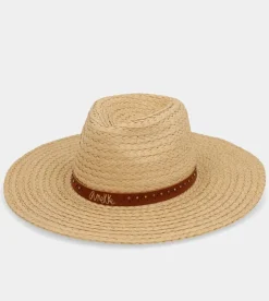 Hot Anekke Sombrero Rafia Tostado