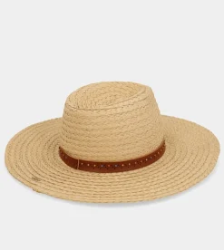 Hot Anekke Sombrero Rafia Tostado