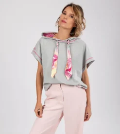 Discount Anekke Sudadera Gris Sin Mangas Passion