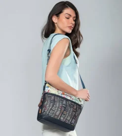 Clearance Anekke Tote Con Bandolera Azul Marino Nature Pachamama