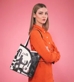 Outlet Anekke Tote Con Bandolera Nature Sixties
