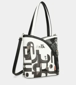 Outlet Anekke Tote Con Bandolera Nature Sixties