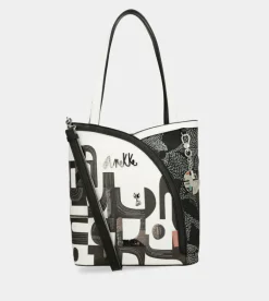 Outlet Anekke Tote Con Bandolera Nature Sixties