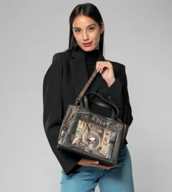Cheap Anekke Tote Marron Con Bandolera Shoen