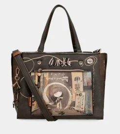 Cheap Anekke Tote Marron Con Bandolera Shoen