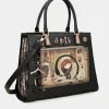 Store Anekke Tote Negro Con Bandolera Shoen