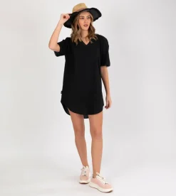 New Anekke Vestido Corto Negro