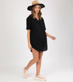 New Anekke Vestido Corto Negro
